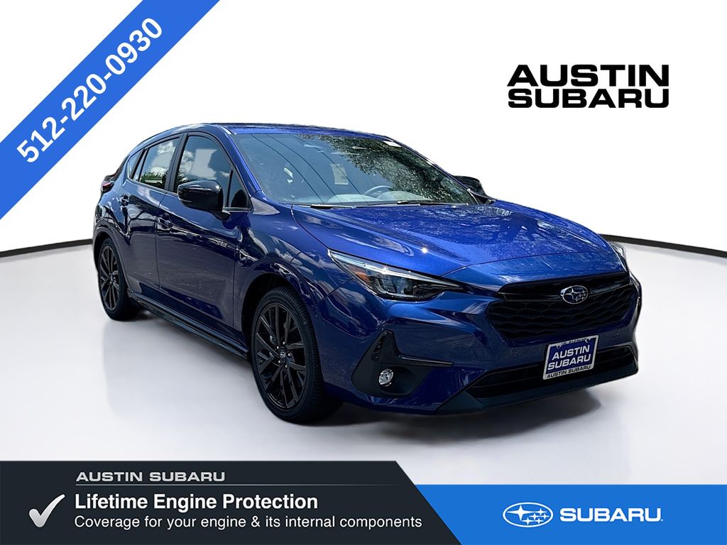 Blue 2026 Subaru Impreza Wagon All-Wheel Drive Continuously Variable Transmission