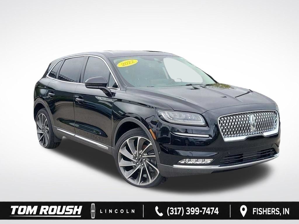 Infinite Black Metallic Clearcoat 2022 Lincoln Nautilus SUV / Crossover All-Wheel Drive 8-Speed Automatic