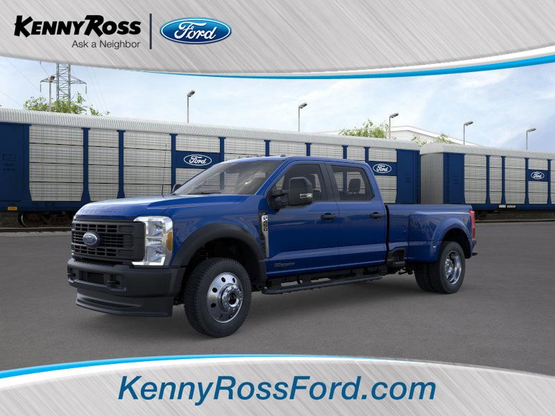 Blue Metallic 2026 Ford F-450 Super Duty XL Crew Cab LB DRW 4WD Pickup Truck Four-Wheel Drive Automatic