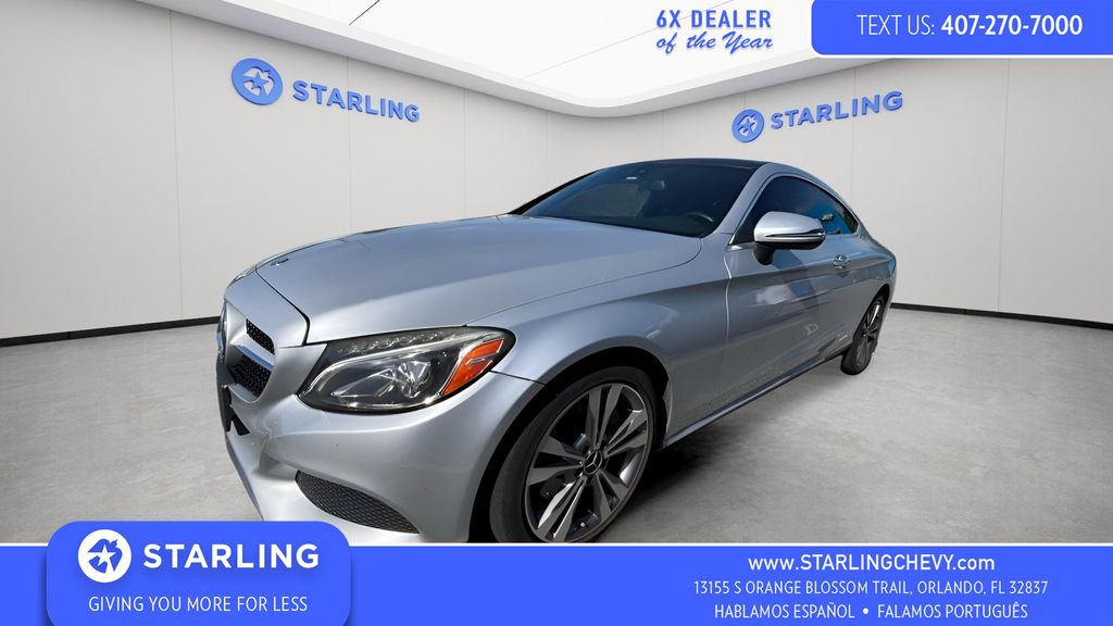 Iridium Silver Metallic 2017 Mercedes-Benz C-Class C 300 Coupe 4MATIC Coupe All-Wheel Drive 7-Speed Automatic