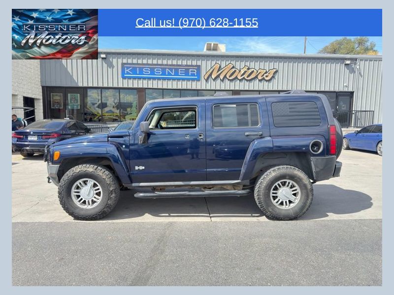 Midnight Blue Metallic 2008 Hummer H3 SUV / Crossover Four-Wheel Drive 4-Speed Automatic Overdrive