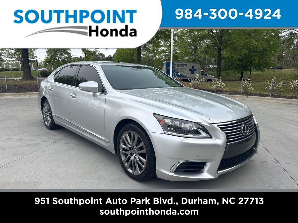 Gray (Liquid Platinum) 2013 Lexus LS 460 L RWD Sedan Rear-Wheel Drive 8-Speed Automatic