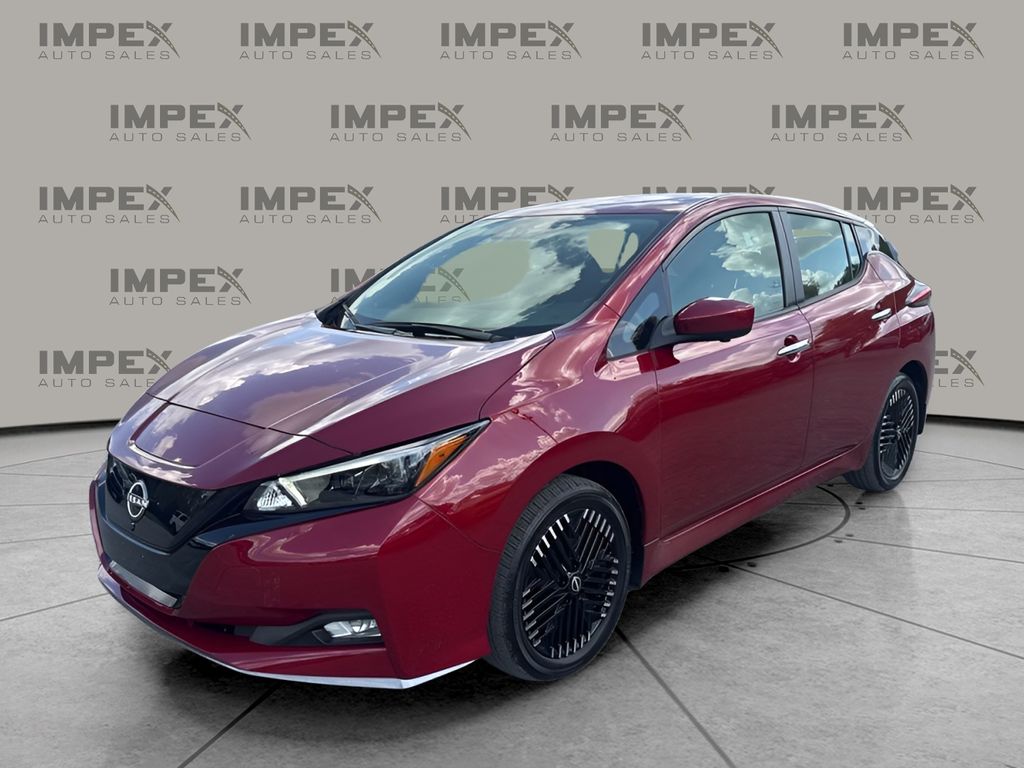 Red (Scarlet Ember Tintcoat) 2023 Nissan LEAF SV Plus FWD Hatchback Front-Wheel Drive Automatic