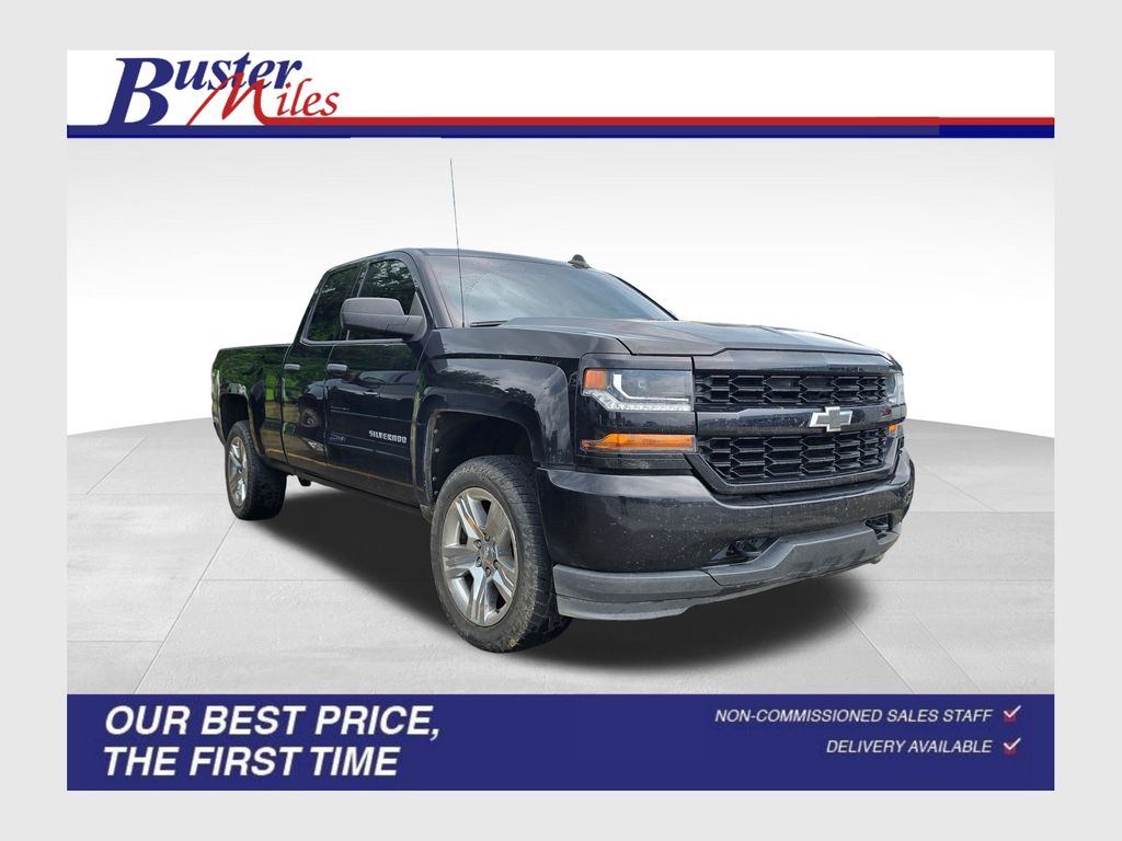 Black 2018 Chevrolet Silverado 1500 Pickup Truck 4X2 6-Speed Automatic Overdrive