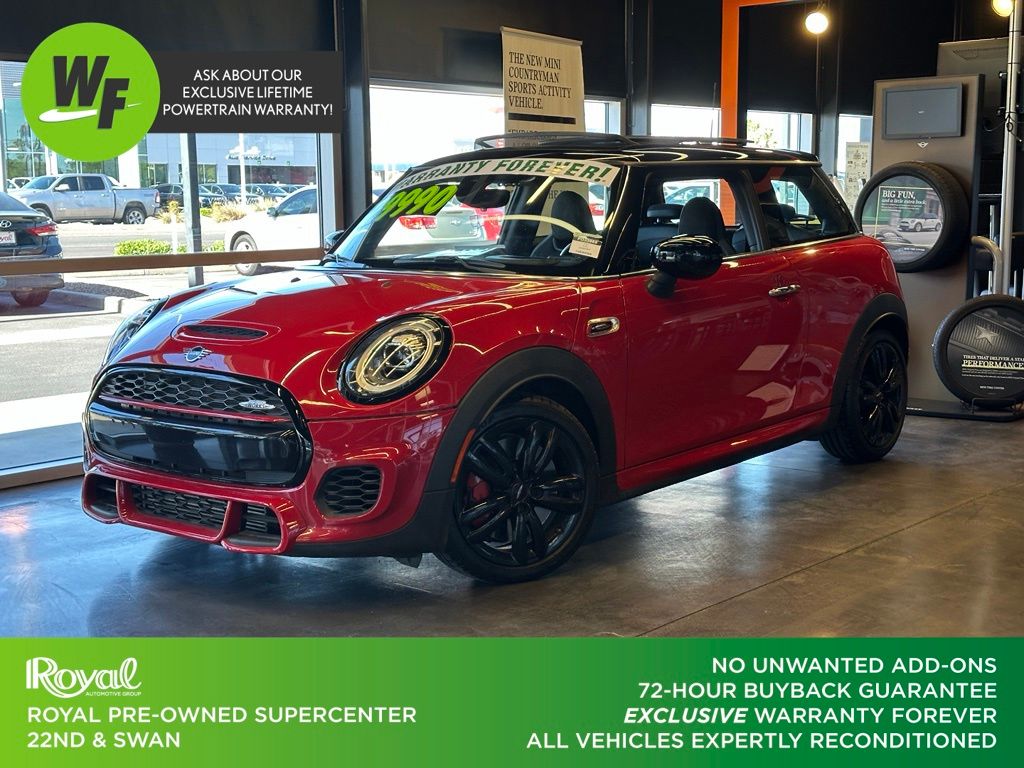 Chili Red 2021 MINI Cooper John Cooper Works 2-Door Hatchback FWD Hatchback Front-Wheel Drive 8-Speed Automatic