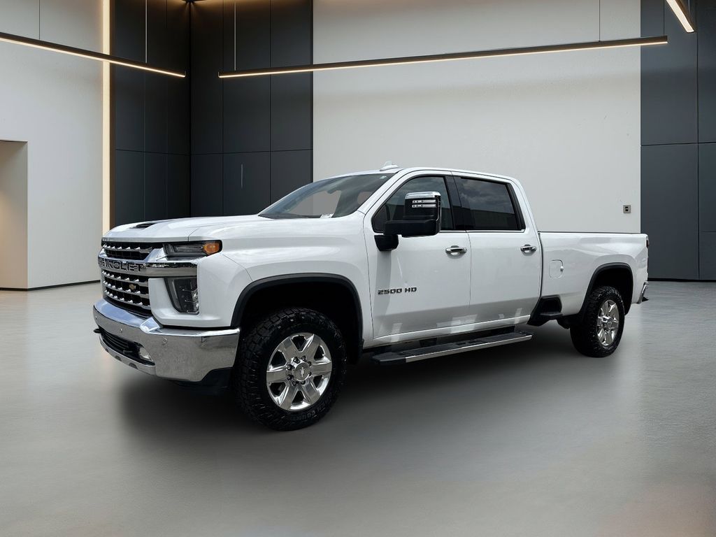 Summit White 2020 Chevrolet Silverado 2500HD LTZ Crew Cab RWD Pickup Truck 4X2 6-Speed Automatic