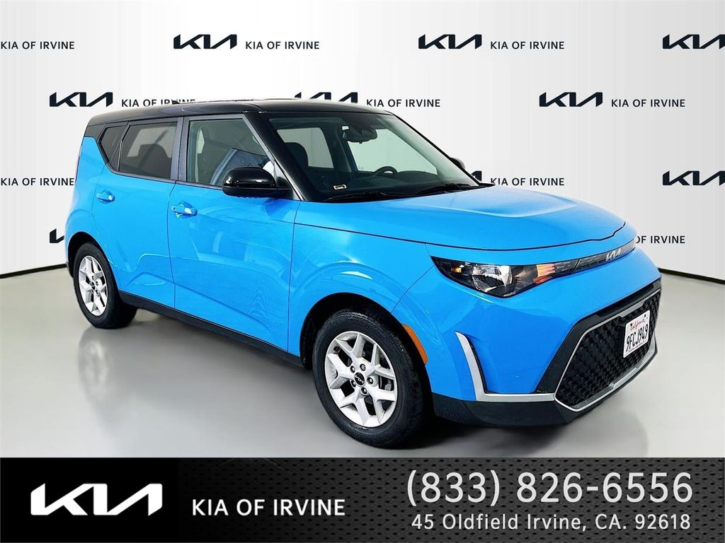 Surf Blue w/Black Roof 2023 Kia Soul S FWD SUV / Crossover Front-Wheel Drive Continuously Variable Transmission