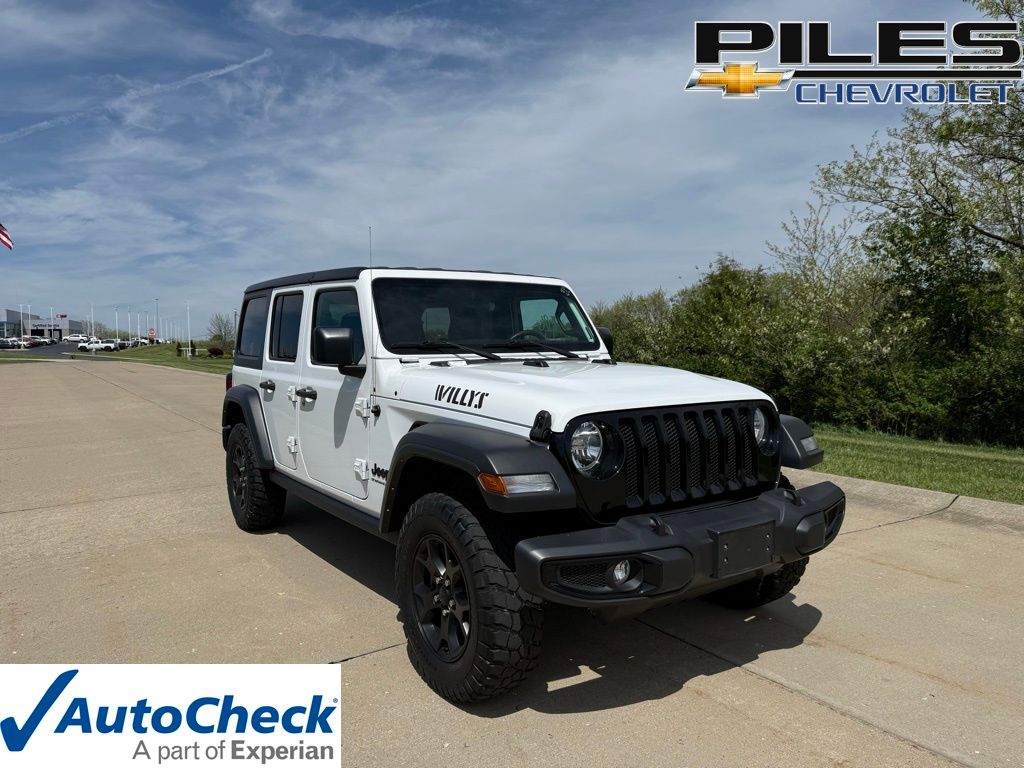 Bright White Clearcoat 2023 Jeep Wrangler SUV / Crossover Four-Wheel Drive 8-Speed Automatic