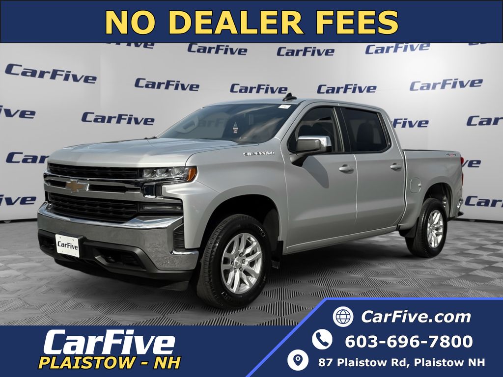 Silver Ice Metallic 2022 Chevrolet Silverado 1500 LT Crew Cab 4WD Pickup Truck Four-Wheel Drive 8-Speed Automatic