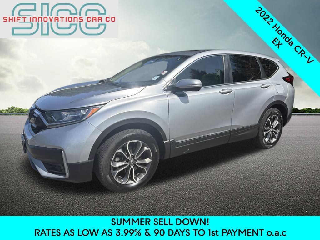 Silver 2022 Honda CR-V SUV / Crossover All-Wheel Drive Continuously Variable Transmission