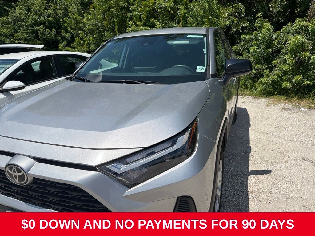 Silver Sky Metallic 2025 Toyota RAV4 SUV / Crossover All-Wheel Drive 8-Speed Automatic