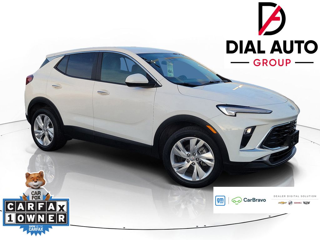 Summit White 2024 Buick Encore GX SUV / Crossover Front-Wheel Drive Continuously Variable Transmission