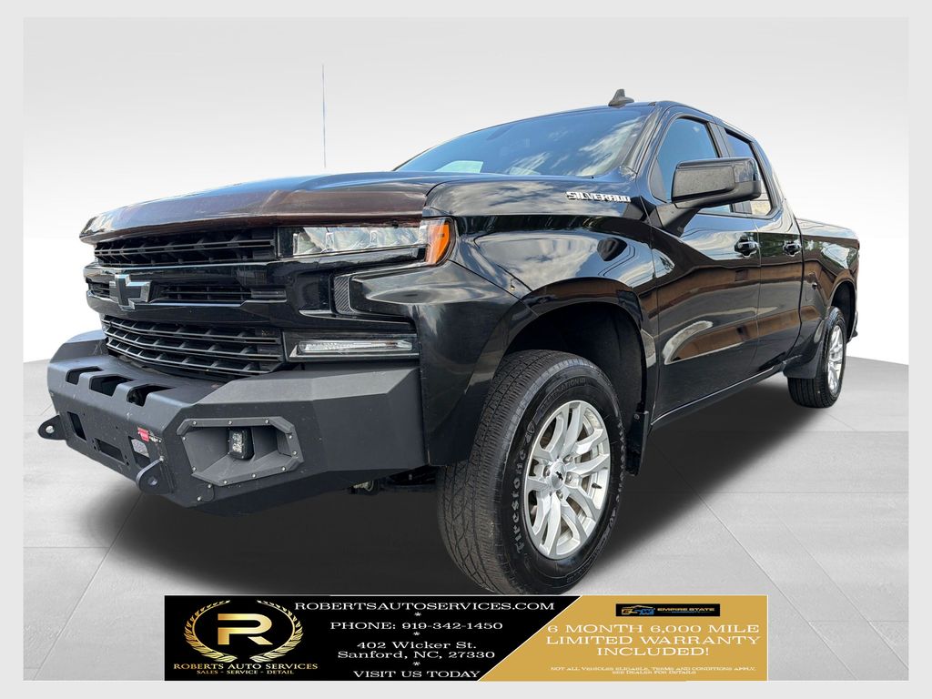 Black 2019 Chevrolet Silverado 1500 RST Double Cab 4WD Pickup Truck Four-Wheel Drive 8-Speed Automatic