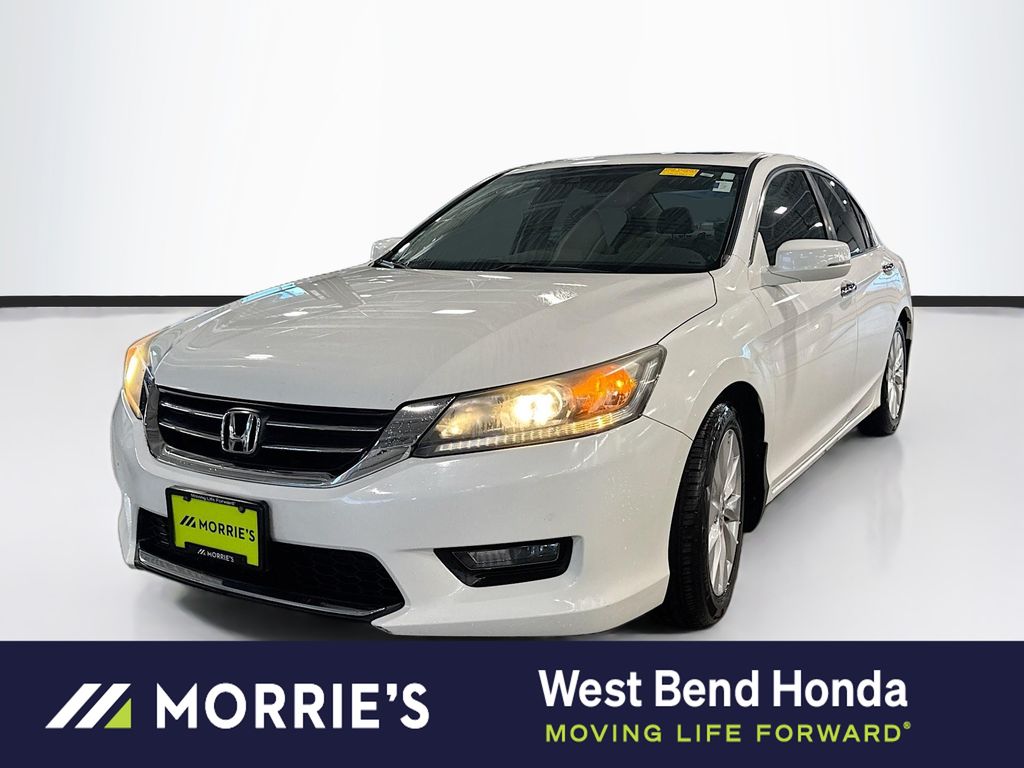White Orchid Pearl 2014 Honda Accord EX-L Sedan Front-Wheel Drive Continuously Variable Transmission