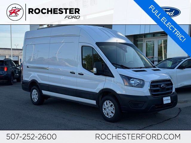 Oxford White 2022 Ford E-Transit 350 High Roof LB RWD Van Rear-Wheel Drive Automatic