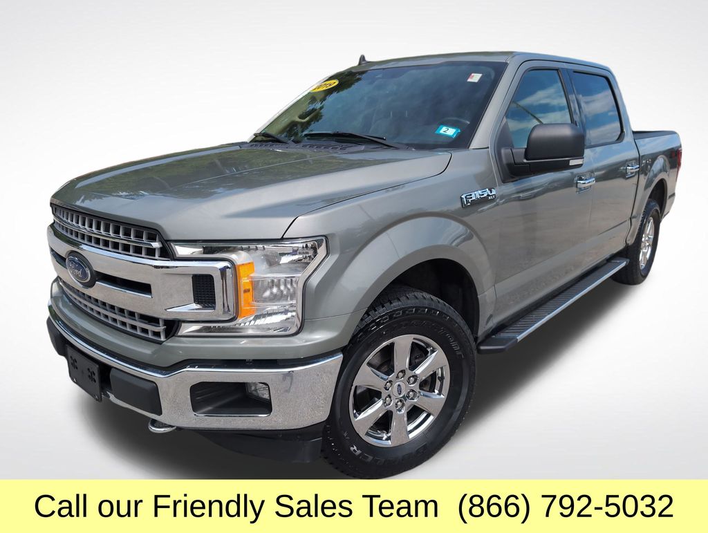 Silver Spruce Metallic 2019 Ford F-150 XLT SuperCrew 4WD Pickup Truck Four-Wheel Drive Automatic