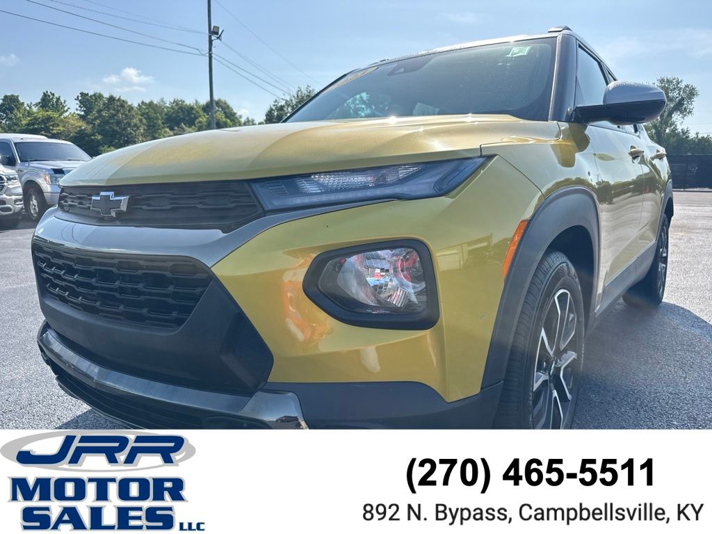Nitro Yellow Metallic 2023 Chevrolet Trailblazer SUV / Crossover Front-Wheel Drive Continuously Variable Transmission