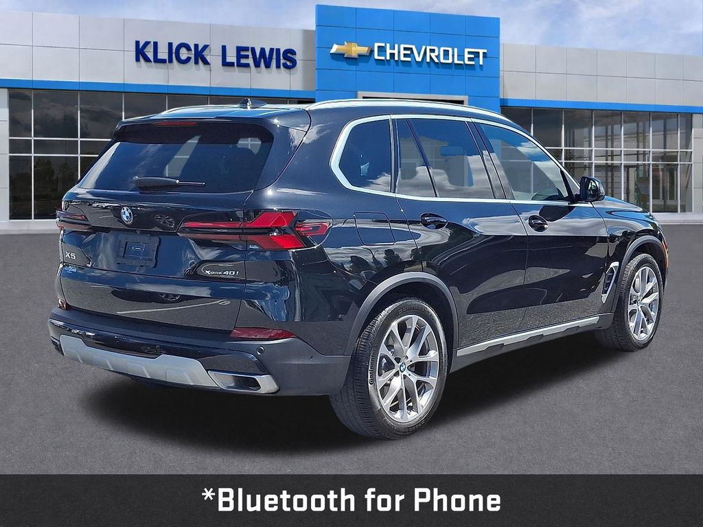 2024 BMW X5 xDrive40i Black at Klick Lewis Buick Chevrolet