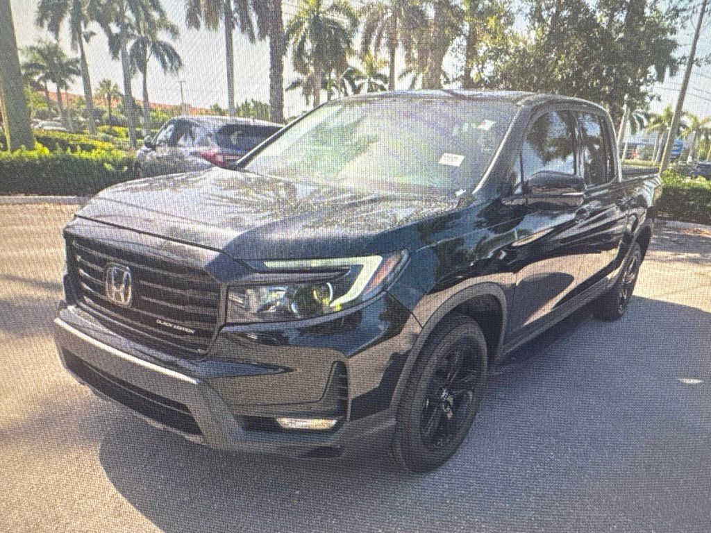 Crystal Black Pearl 2023 Honda Ridgeline Pickup Truck All-Wheel Drive 9-Speed Automatic