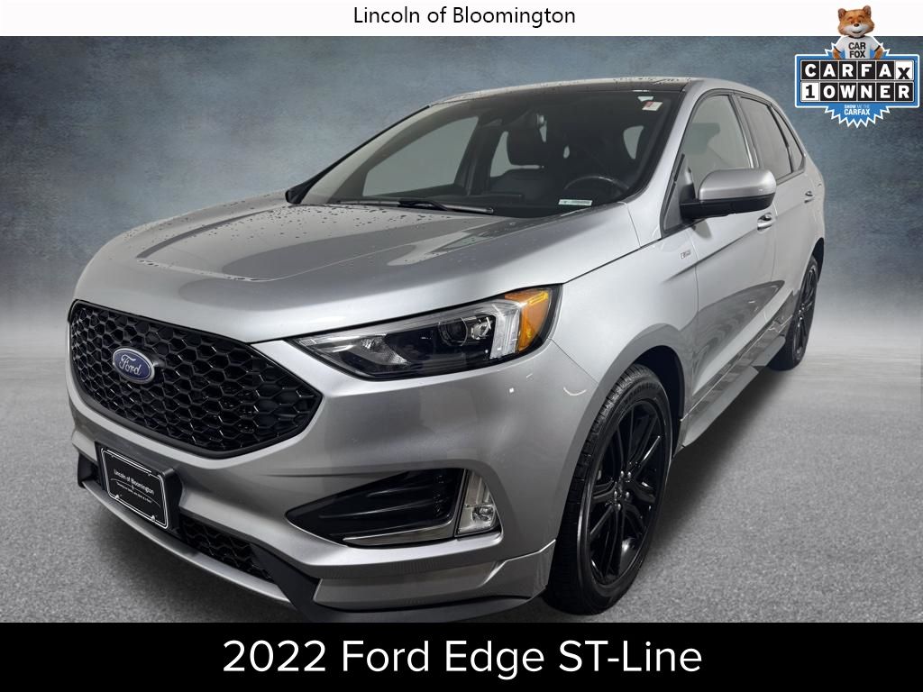 Silver Metallic 2022 Ford Edge ST Line AWD SUV / Crossover All-Wheel Drive 8-Speed Automatic