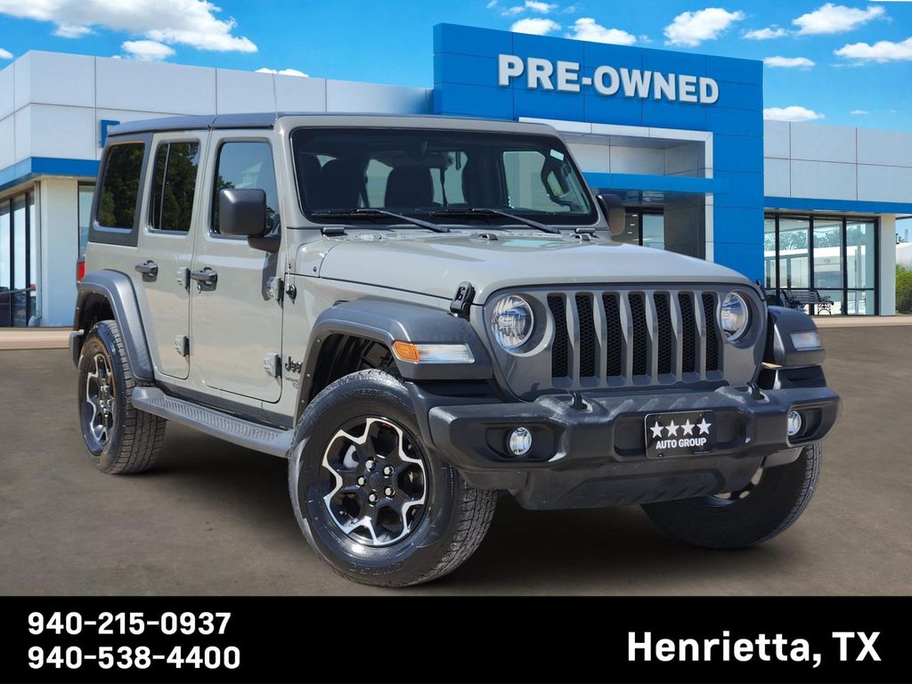 Sting-Gray Clearcoat 2021 Jeep Wrangler SUV / Crossover Four-Wheel Drive 8-Speed Automatic