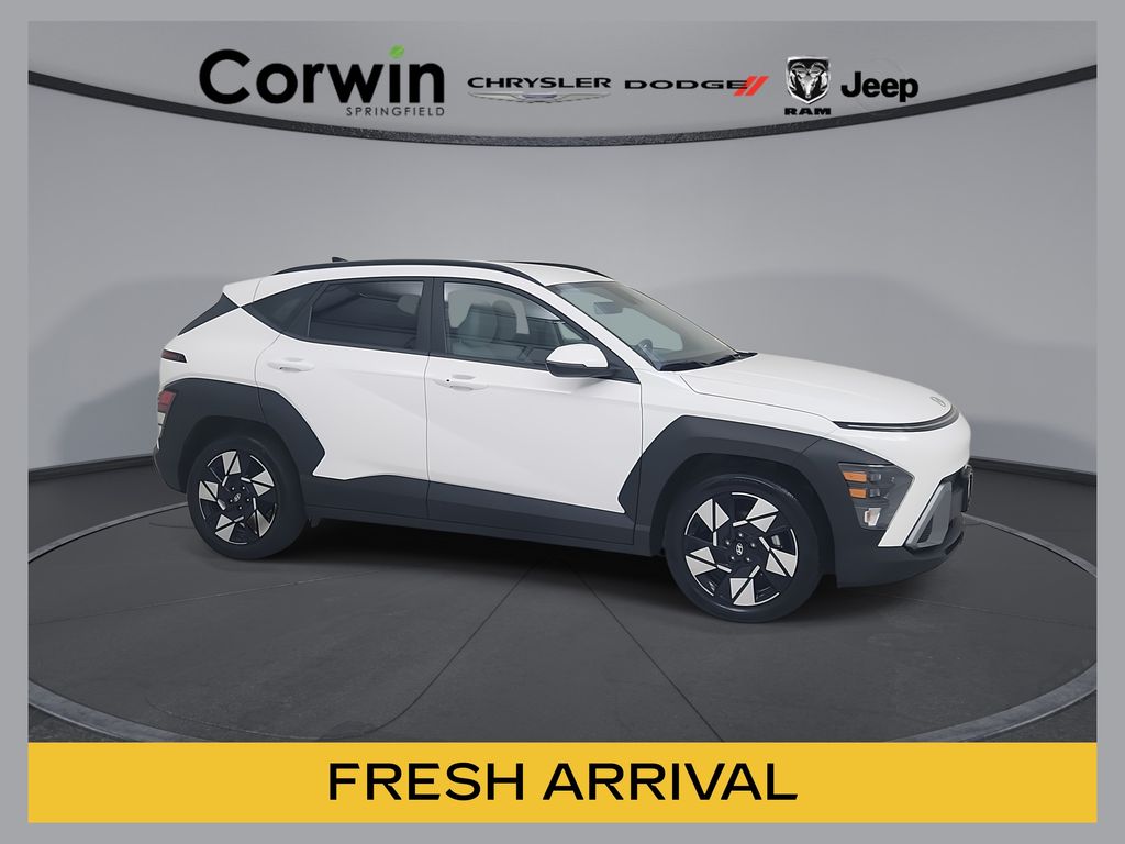 Atlas White 2025 Hyundai Kona SUV / Crossover Front-Wheel Drive Continuously Variable Transmission
