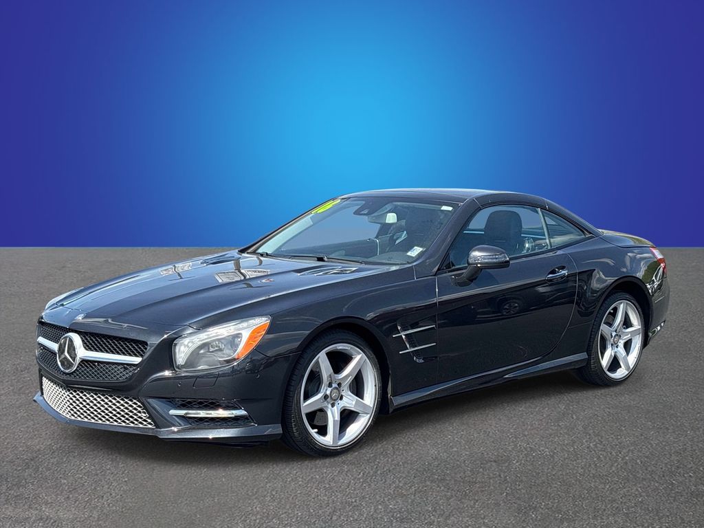 Black 2016 Mercedes-Benz SL-Class SL 400 Convertible Rear-Wheel Drive 7-Speed Automatic