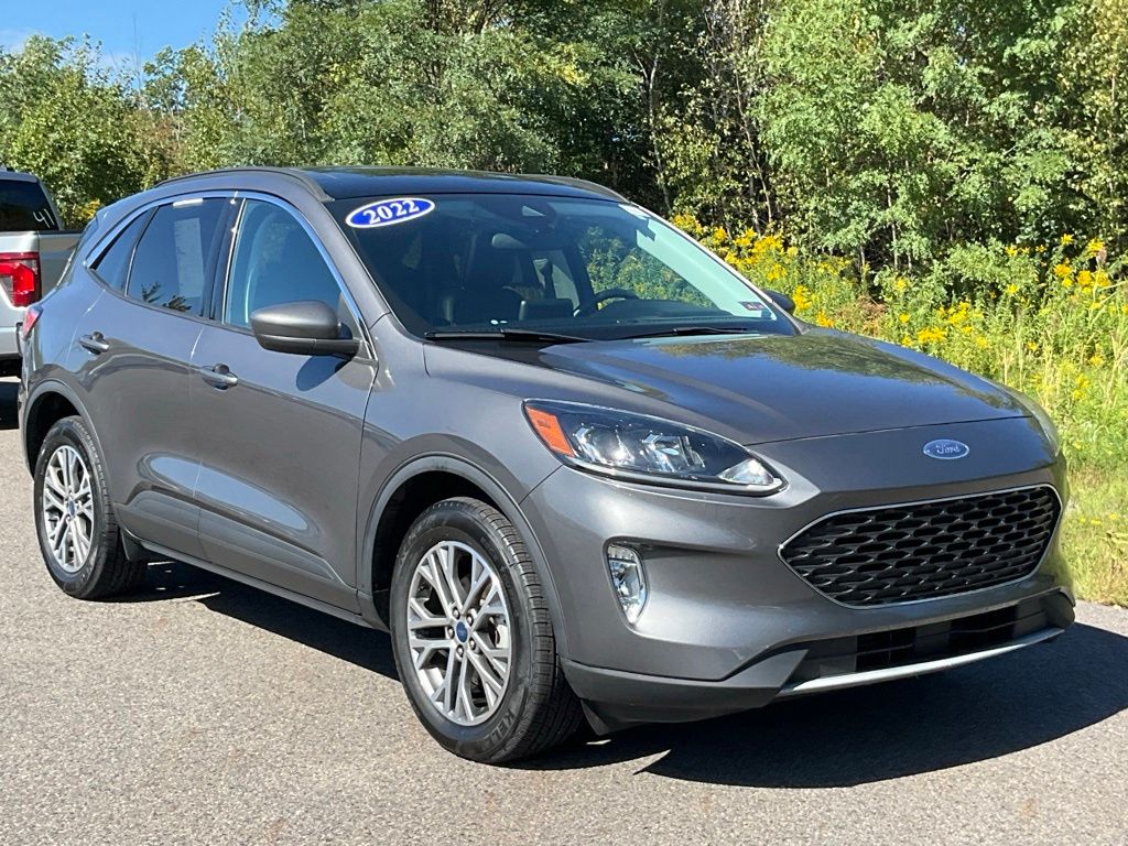 Gray Metallic 2022 Ford Escape SUV / Crossover All-Wheel Drive 8-Speed Automatic
