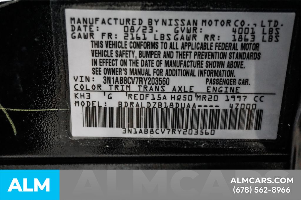 Used 2024 Black Nissan SV image 59