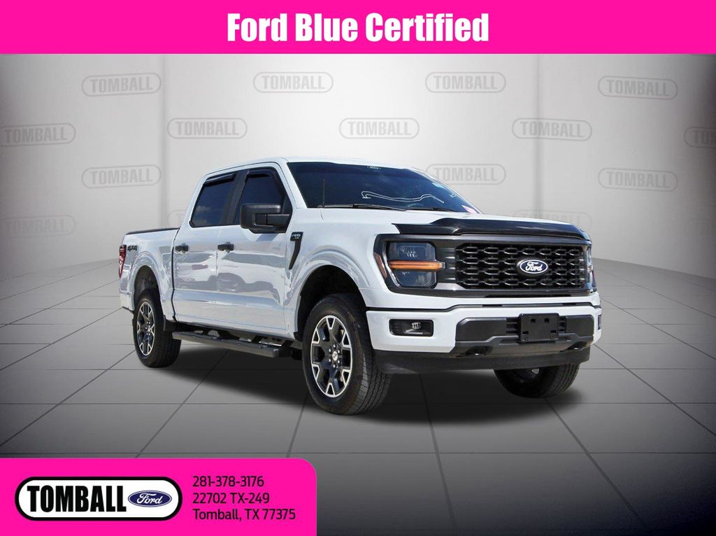 White Metallic 2025 Ford F-150 Pickup Truck Four-Wheel Drive Automatic