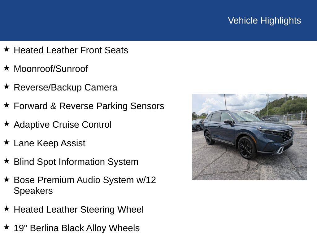 2025 Honda CR-V Hybrid Sport Touring