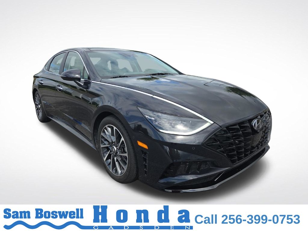 Carbon Blue 2023 Hyundai Sonata Sedan Front-Wheel Drive 8-Speed Automatic