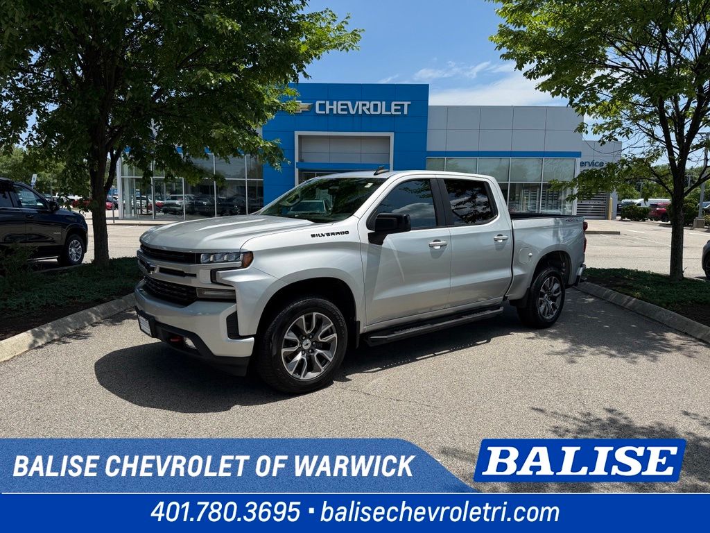 Silver Ice Metallic 2020 Chevrolet Silverado 1500 Pickup Truck Four-Wheel Drive 8-Speed Automatic