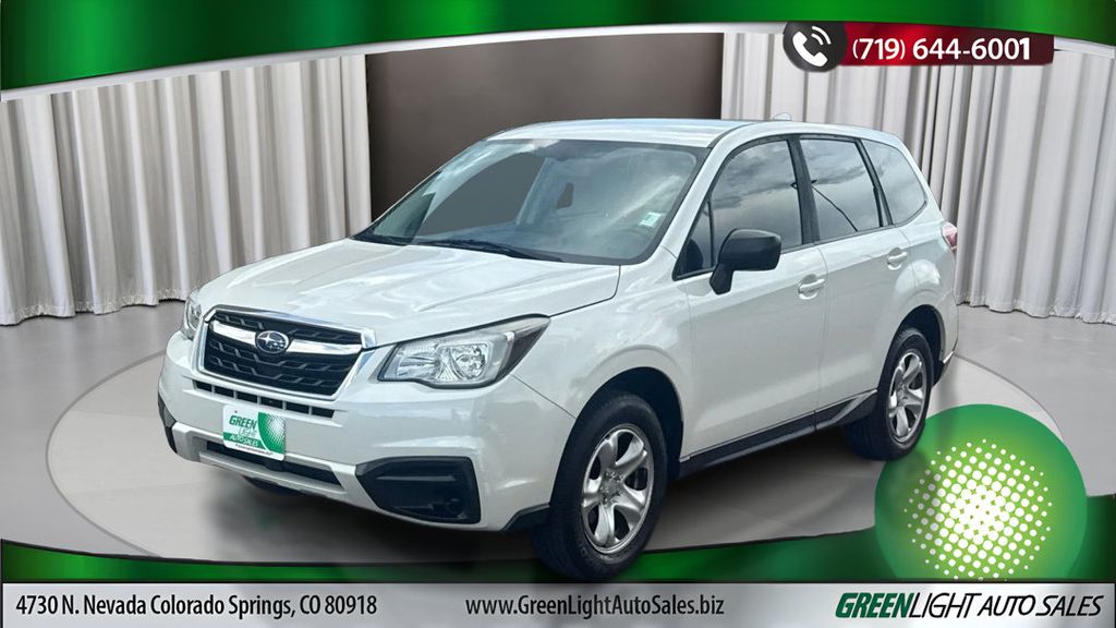 White 2017 Subaru Forester SUV / Crossover All-Wheel Drive 6-Speed Manual