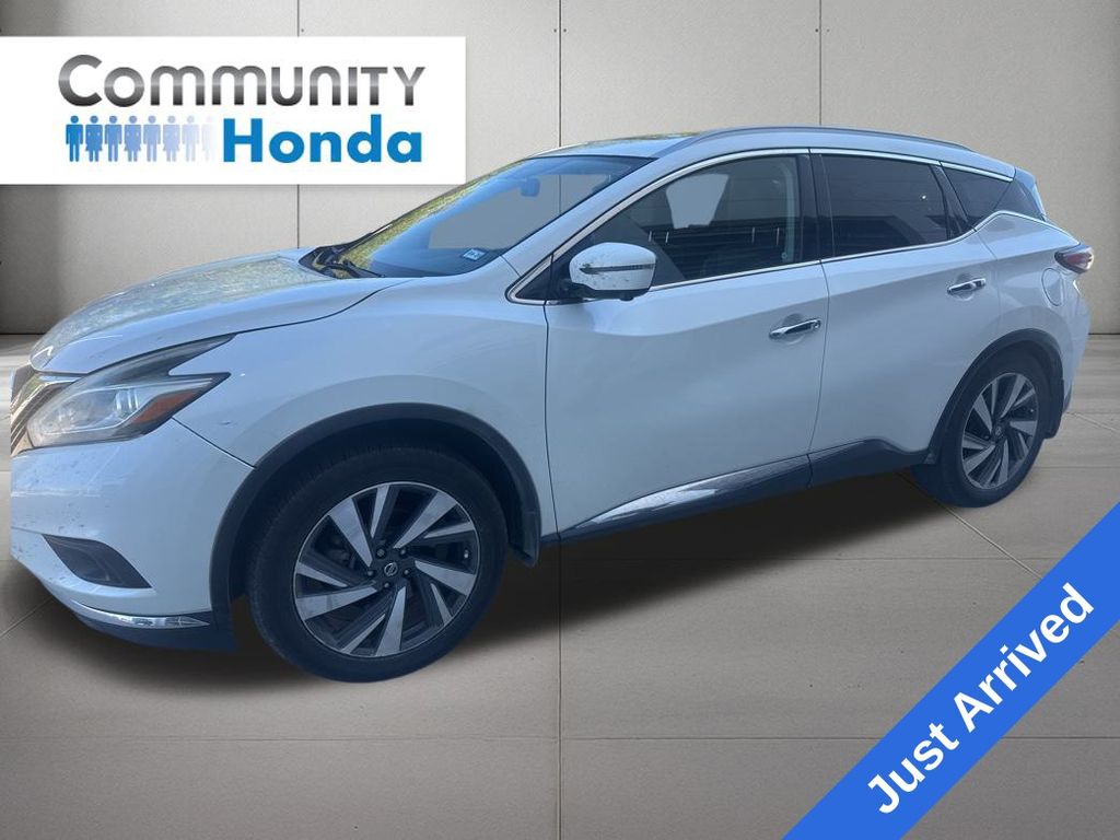 2017 Nissan Murano Platinum White at Mac Haik CDJR North Houston