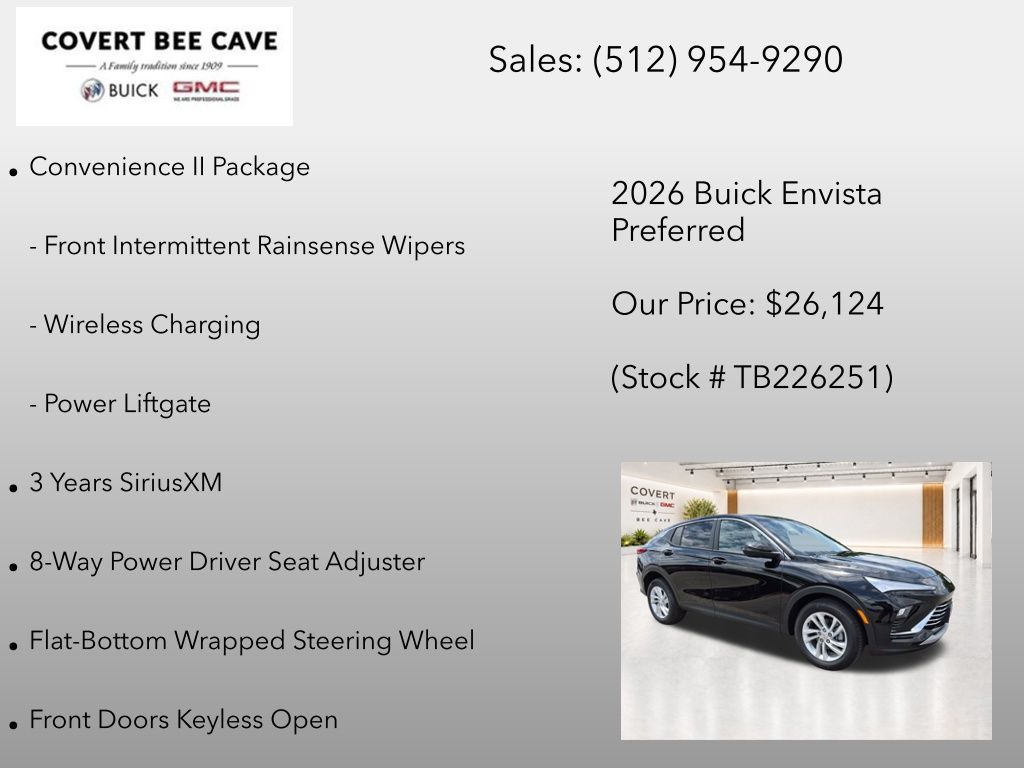 New 2026 Black Buick Preferred image 21