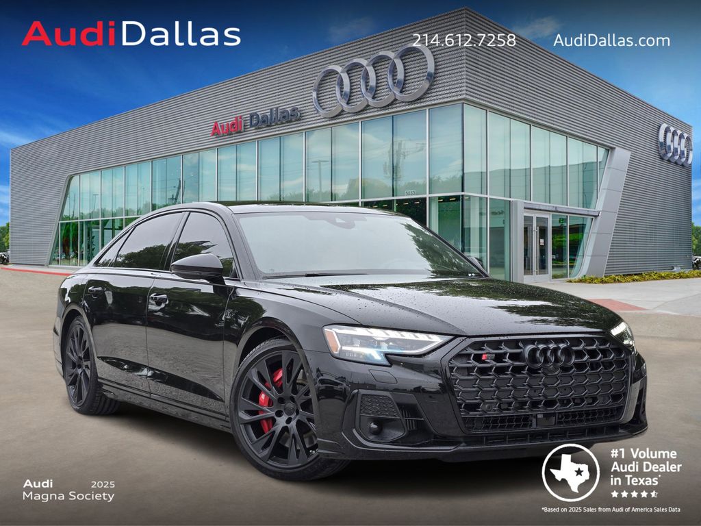 Black 2026 Audi S8 4.0T quattro Sedan All-Wheel Drive 8-Speed Automatic