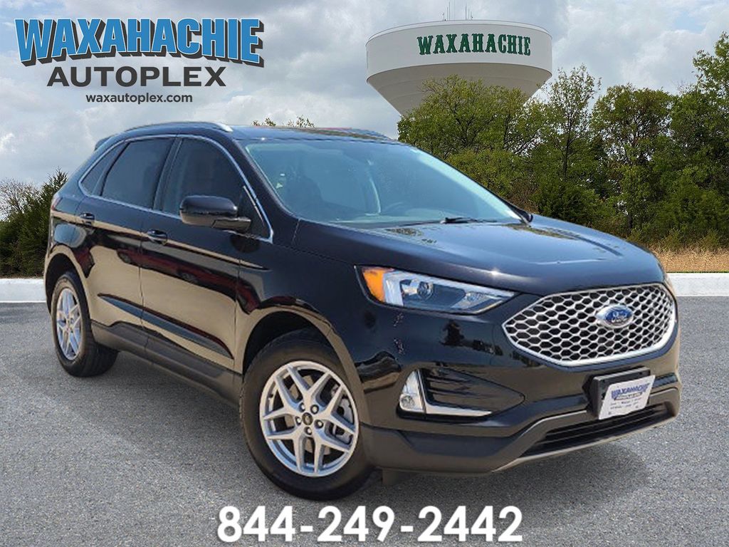 Black Metallic 2024 Ford Edge SUV / Crossover All-Wheel Drive 8-Speed Automatic