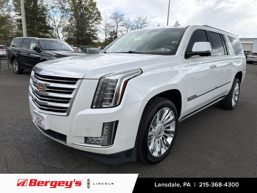 Crystal White Tricoat 2016 Cadillac Escalade ESV Platinum 4WD SUV / Crossover Four-Wheel Drive 8-Speed Automatic
