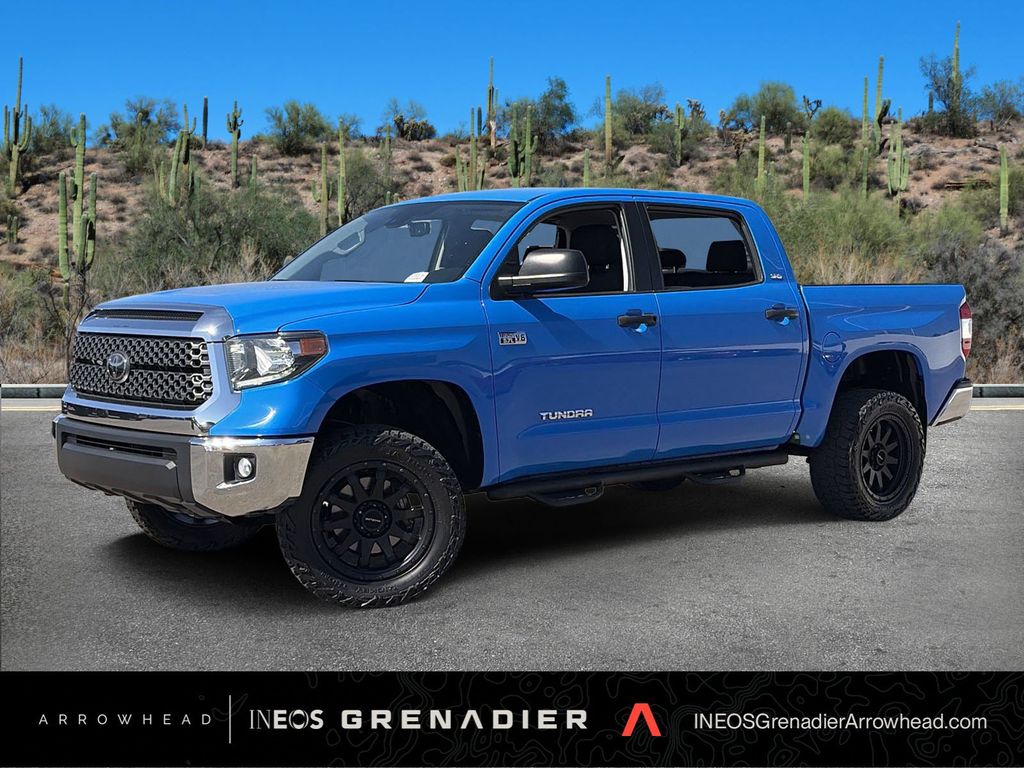 Voodoo Blue 2021 Toyota Tundra Pickup Truck Four-Wheel Drive 6-Speed Automatic