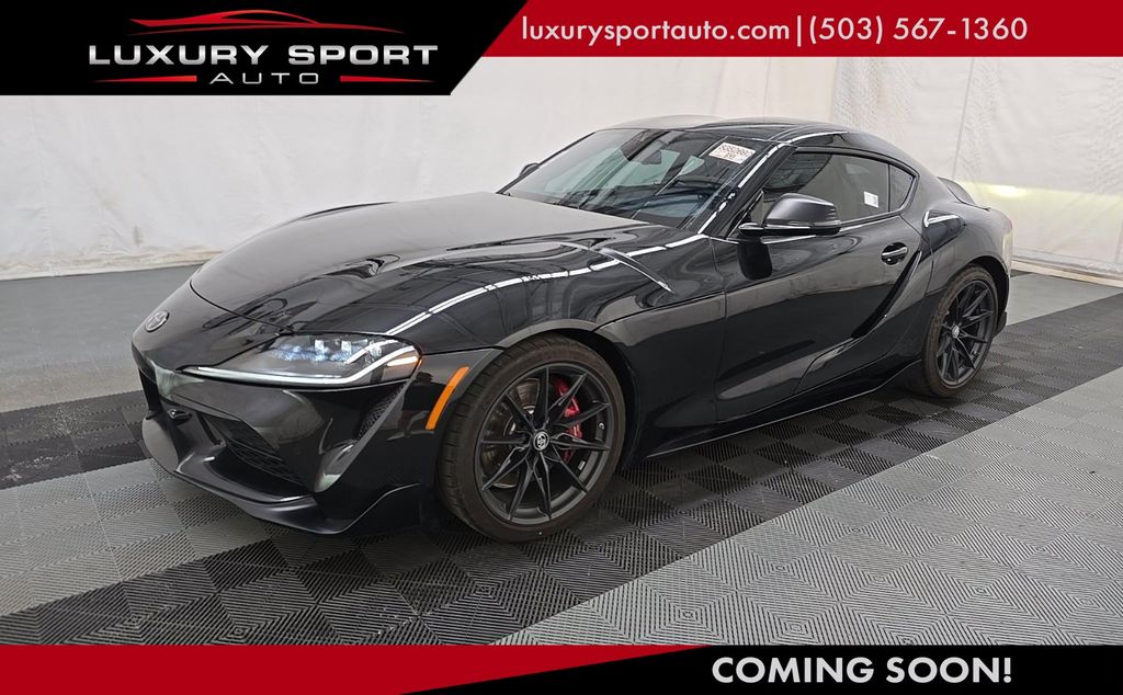 Black Metallic 2025 Toyota Supra 3.0 Premium RWD Coupe Rear-Wheel Drive 6-Speed Manual