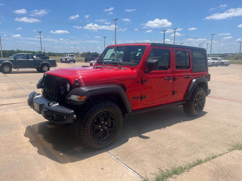 Firecracker Red Clearcoat 2021 Jeep Wrangler SUV / Crossover Four-Wheel Drive 8-Speed Automatic