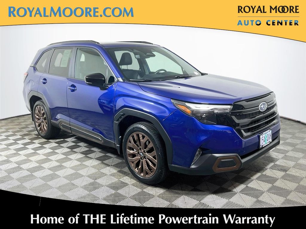 Sapphire Blue Pearl 2026 Subaru Forester SUV / Crossover All-Wheel Drive Continuously Variable Transmission