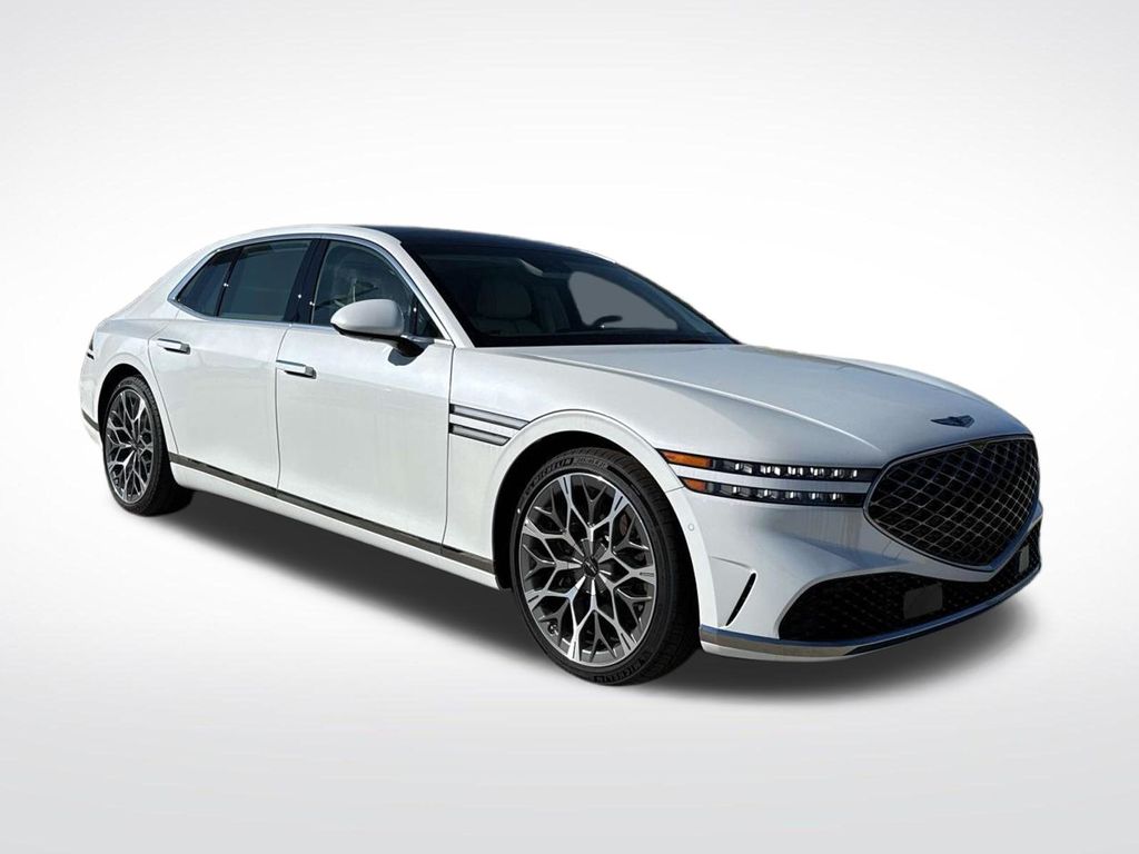 Uyuni White 2026 Genesis G90 Sedan All-Wheel Drive 8-Speed Automatic