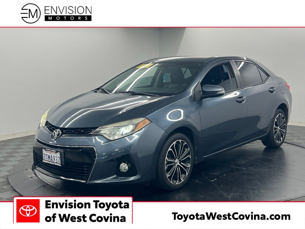 Slate Metallic 2016 Toyota Corolla Sedan Front-Wheel Drive Continuously Variable Transmission