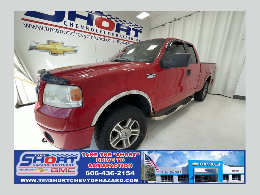 Bright Red Clearcoat 2008 Ford F-150 STX SuperCab SB 4WD Pickup Truck Four-Wheel Drive 4-Speed Automatic Overdrive