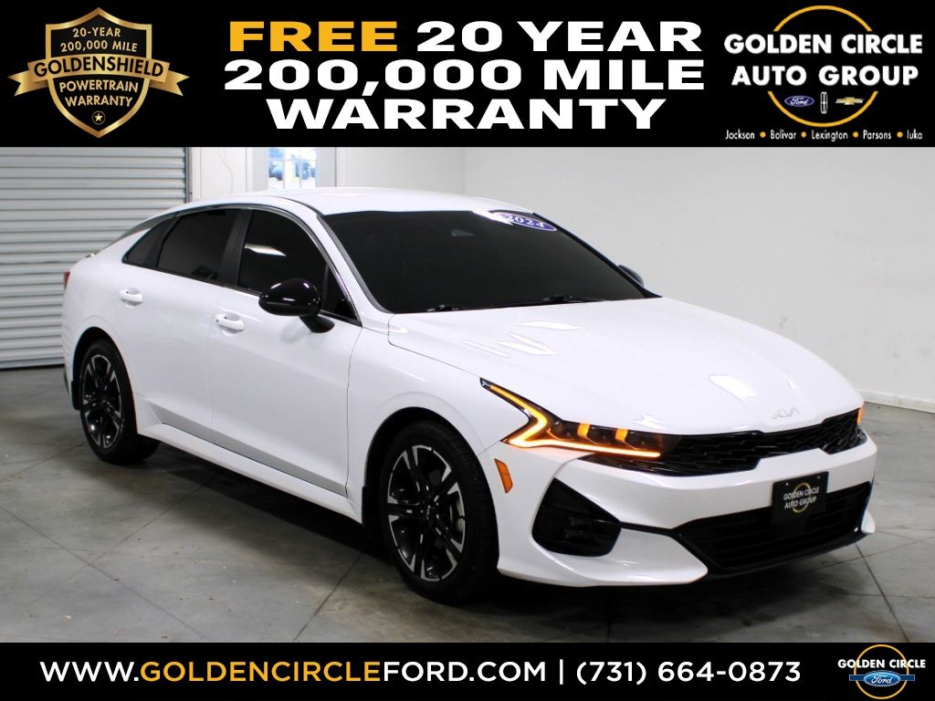 Glacial White Pearl 2024 Kia K5 GT-Line FWD Sedan Front-Wheel Drive 8-Speed Automatic