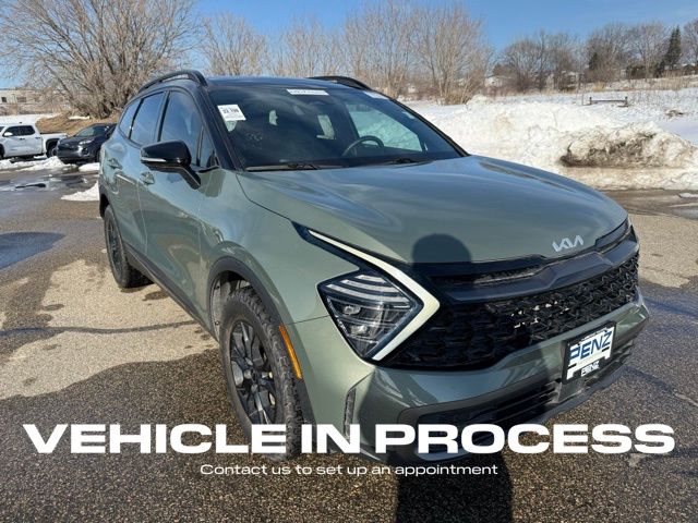 Jungle Green/Ebony Black Roof 2023 Kia Sportage X-Pro Prestige AWD SUV / Crossover All-Wheel Drive 8-Speed Automatic