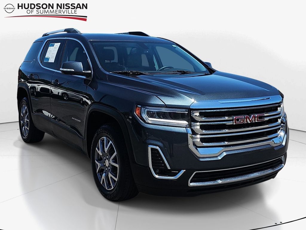 Gray (Dark Sky Metallic) 2020 GMC Acadia SLT FWD SUV / Crossover Front-Wheel Drive 9-Speed Automatic