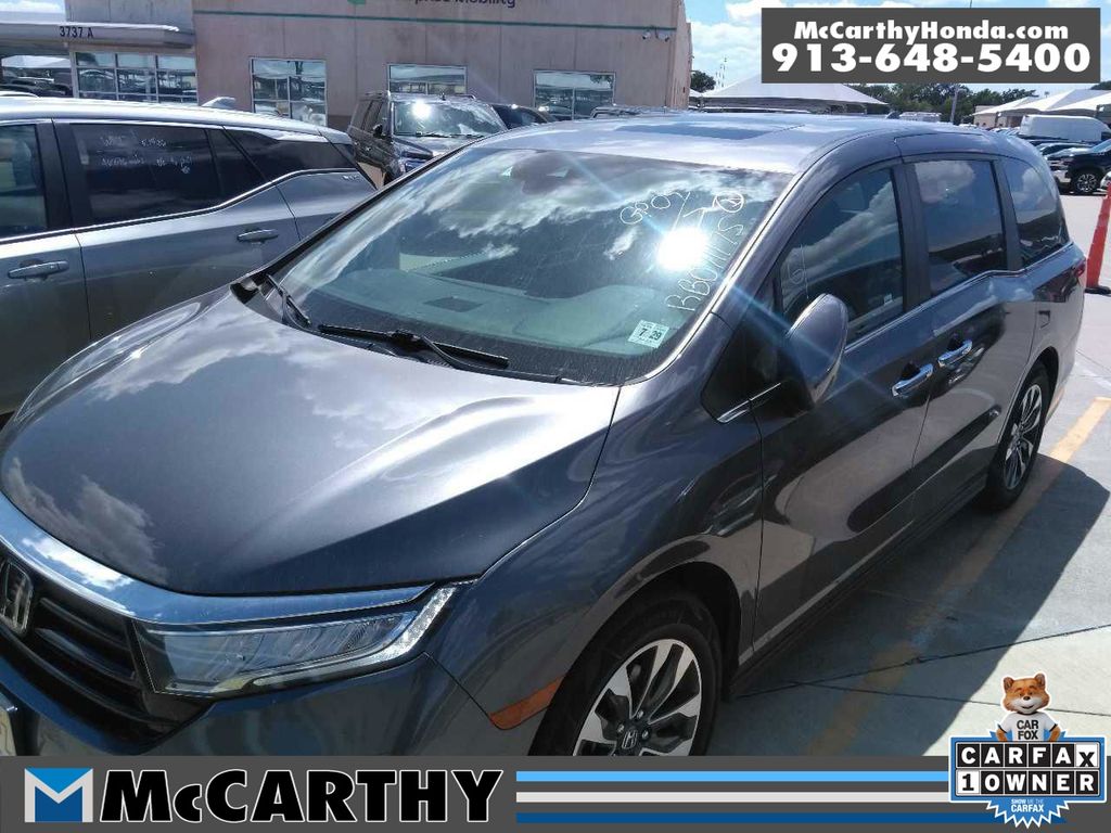 Gray 2024 Honda Odyssey EX-L FWD Minivan Front-Wheel Drive Automatic